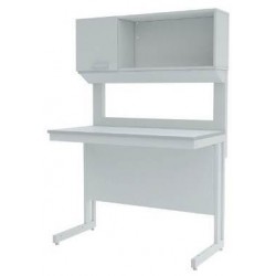 Стол лабораторный с шкафом-надстройкой Стол лабораторный с шкафом-надстройкой