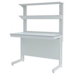 Стол лабораторный с двумя полками Стол лабораторный с двумя полками