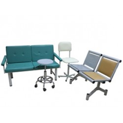 Секции стульев, стулья, диваны для клиник